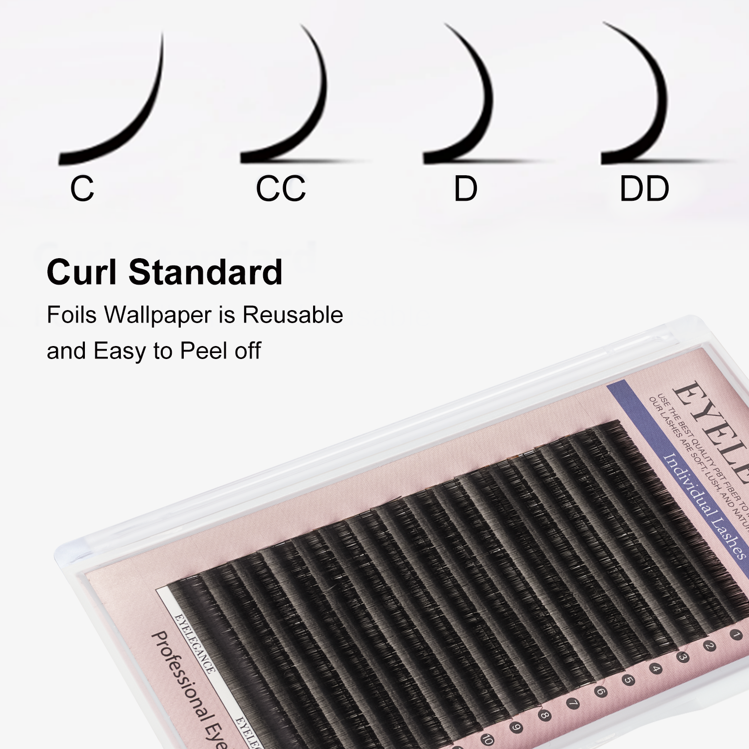 EYELEGAANCE 16 Rows Flat False - مراجعة Eyelash Extension Qc وسعره