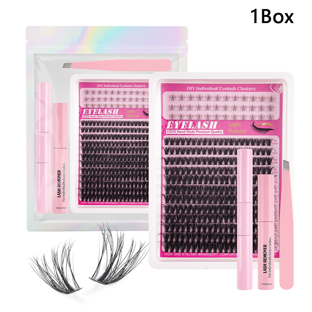 8-18mm Length False Eyelashes  - مراجعة Eyelash Extension Kits وسعره