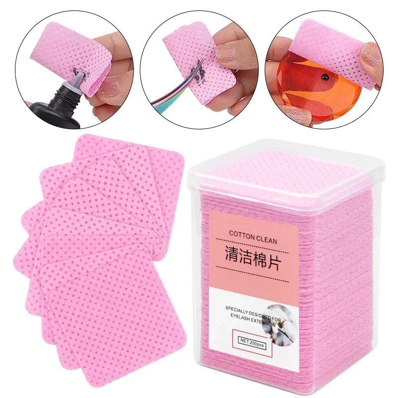 Eyelash Glue Remover Wipe 200P - مراجعة Eyelash Extension Glasses وسعره