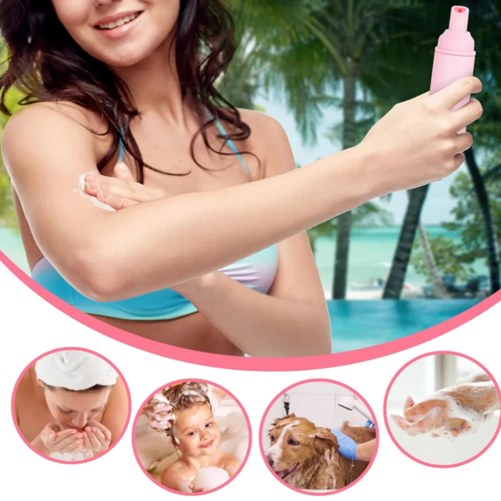 1pack 2Oz/60ML Empty Foam bott - مراجعة Eyelash Extension Foam Cleanser وسعره