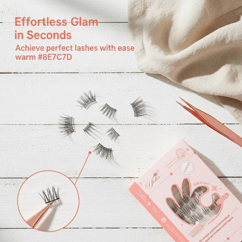 7 Rows Self-Adhesive Eyelashes - مراجعة Eyelash Extension With Glue وسعره