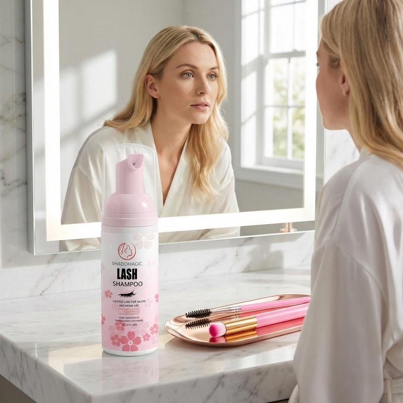 Lash Shampoo 60ML Fast Eyelash - مراجعة Eyelash Extension Foam Cleanser وسعره