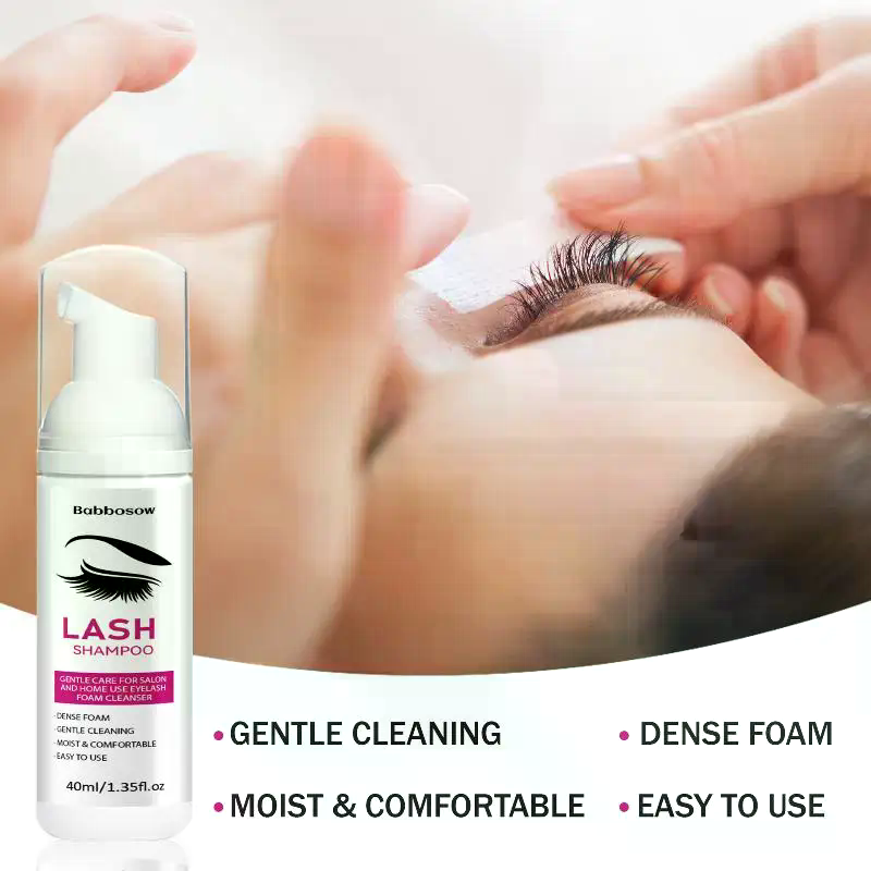 40ml Eyelash Extension Shampoo - مراجعة Eyelash Extension Foam Cleanser وسعره