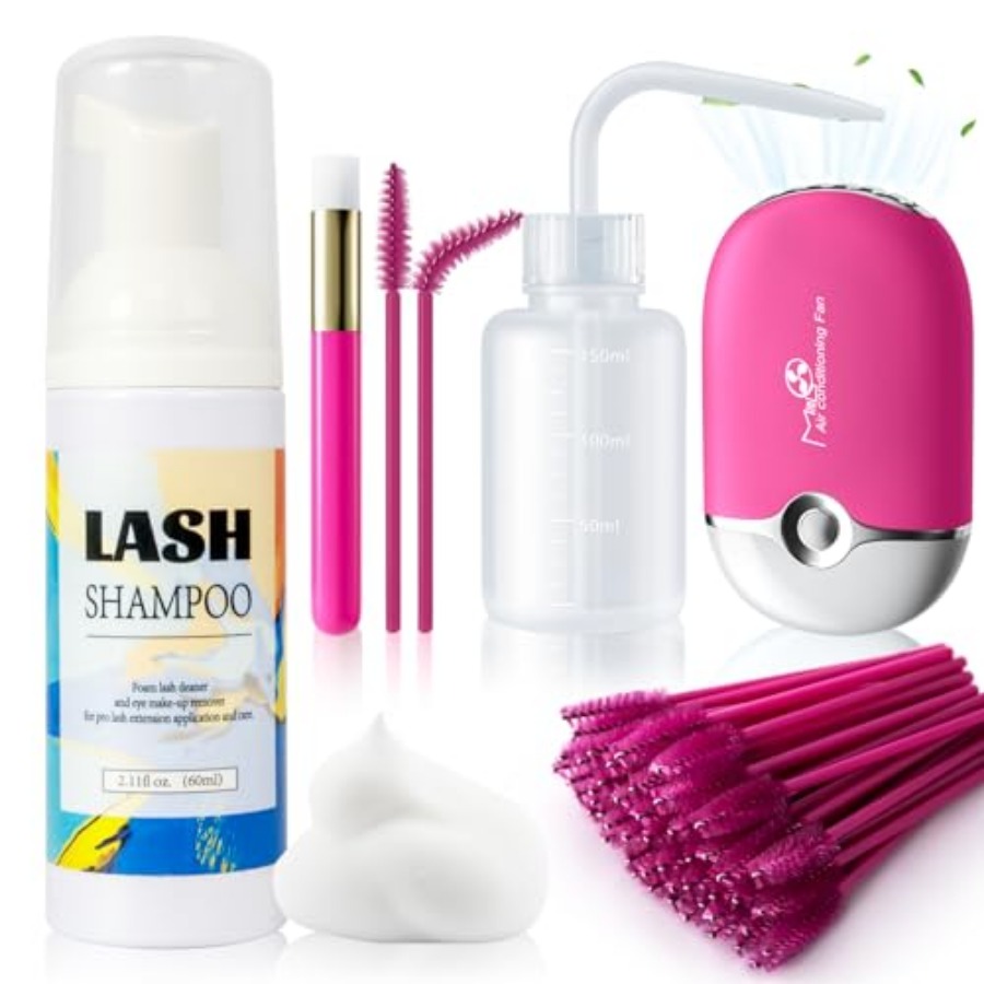 Lash Shampoo 2.11Floz Eyelash  - مراجعة Eyelash Extension Foam Cleanser وسعره