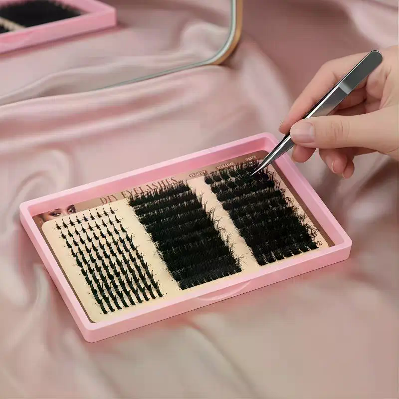 8 25mm Cluster Lashes Kit 260  - مراجعة Eyelash Extension Kits وسعره