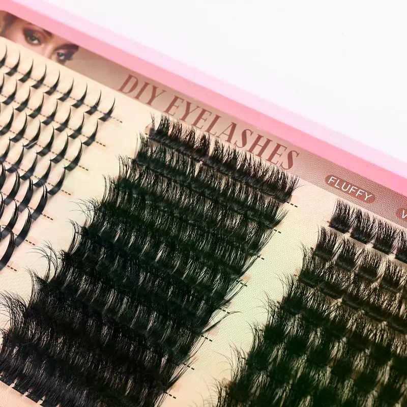 8 25mm Cluster Lashes Kit 260  - مراجعة Eyelash Extension Kits وسعره