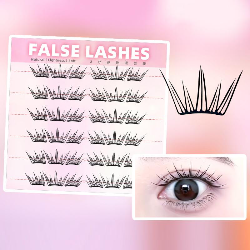 6 Rows Dense Natural False Eye - مراجعة Eyelash Extension With Glue وسعره